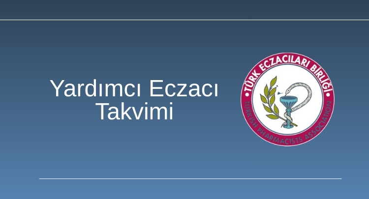 Yardımcı Eczacı Takvimi