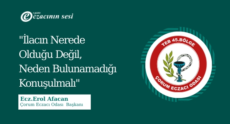 Çorum’dan ’İlacım Nerede?’ Açıklaması