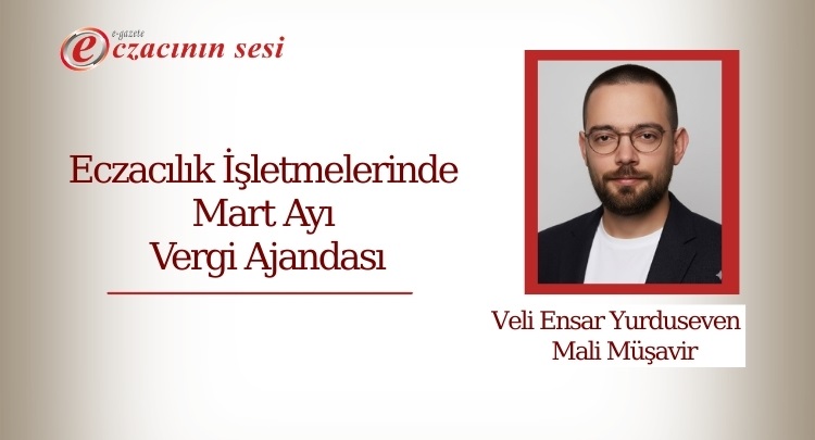 Eczacılık İşletmelerinde Vergi Ajandası