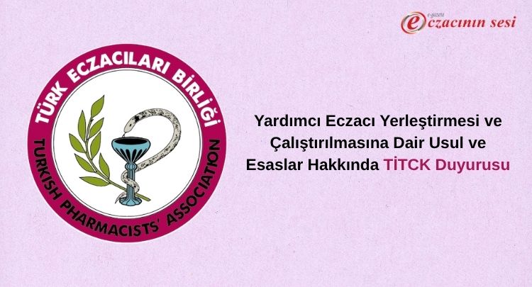 Yardımcı Eczacılık Duyurusu